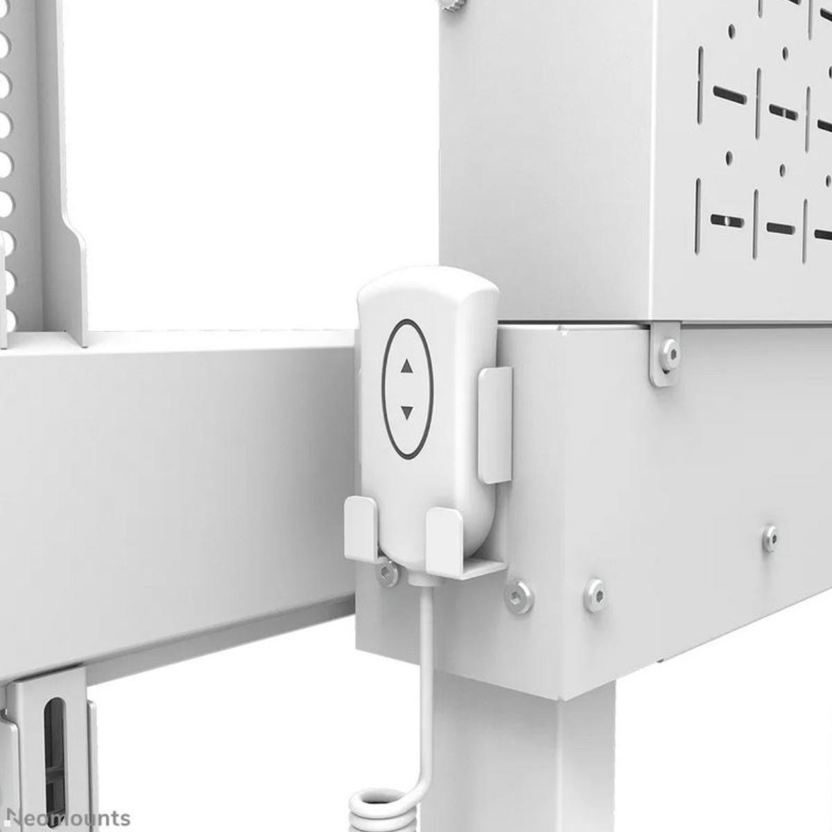 Neomounts WL55-875WH1 elektrischer TV Boden Wandhalter bis 100 Zoll, weiß Detail Neomounts WL55-875WH1 elektrischer TV Boden Wandhalter bis 100 Zoll, weiß Detail