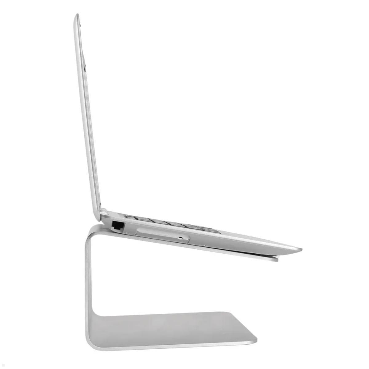 Neomounts NSLS050 Laptop Tischständer, silber, Seitenansicht Neomounts NSLS050 Laptop Tischständer, silber, Seitenansicht
