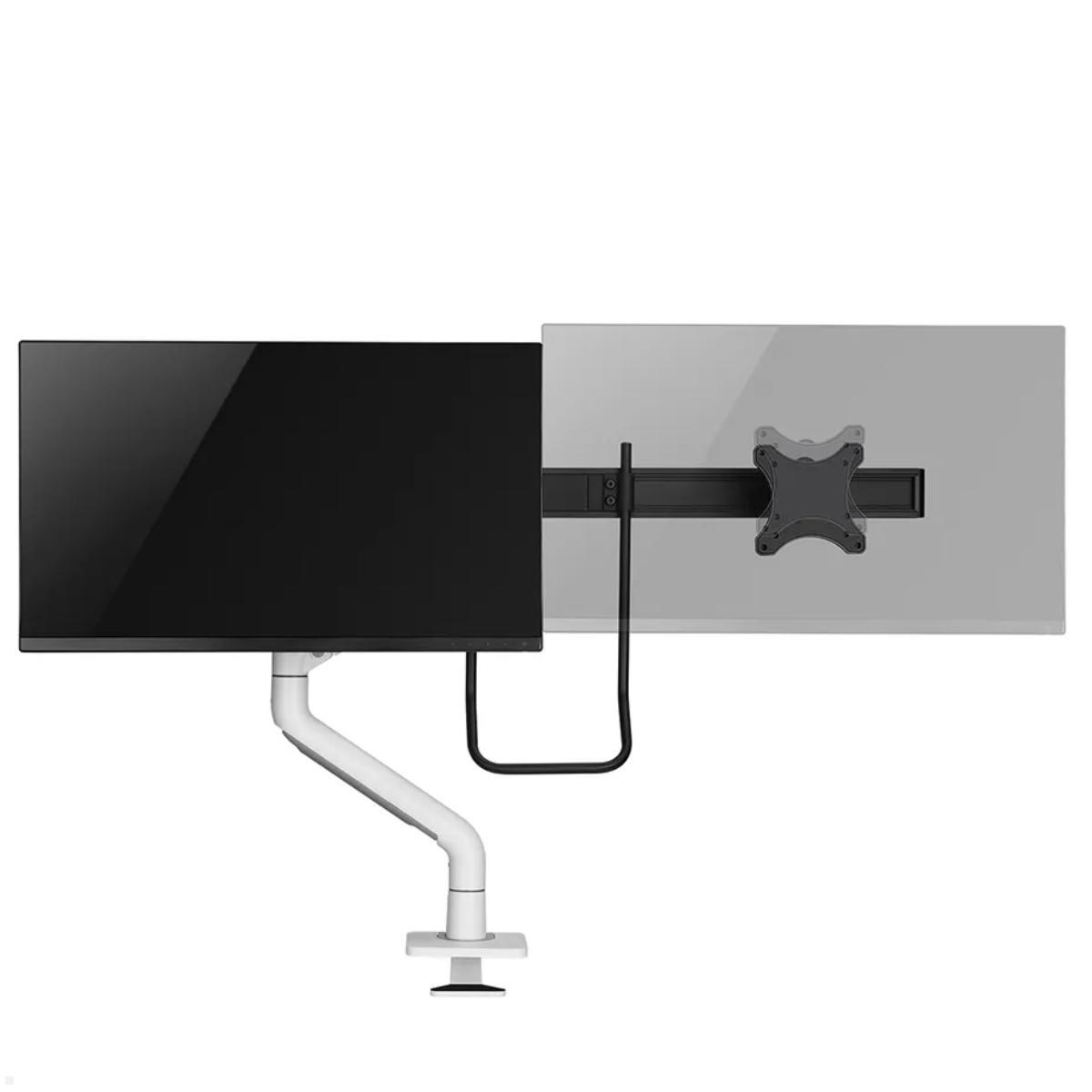 Neomounts DS75S-950WH2 Monitorhalterung für 2 Monitore bis 27 Zoll, weiß, Ausrichtung nebeneinander Neomounts DS75S-950WH2 Monitorhalterung für 2 Monitore bis 27 Zoll, weiß, Ausrichtung nebeneinander
