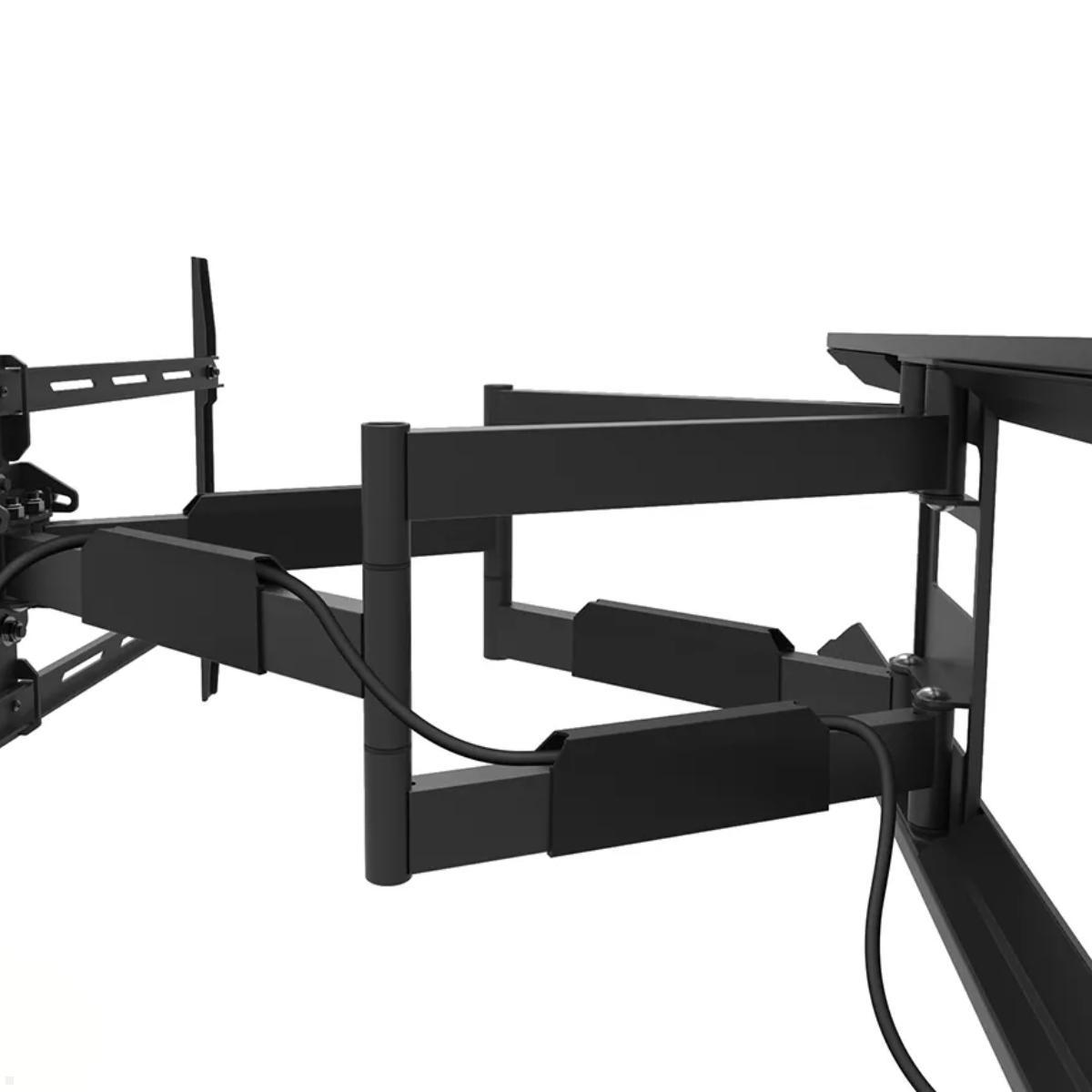 Schwenkbare TV Wandhalterung, Neomounts WL40-550BL18, Kabelmanagement Schwenkbare TV Wandhalterung, Neomounts WL40-550BL18, Kabelmanagement