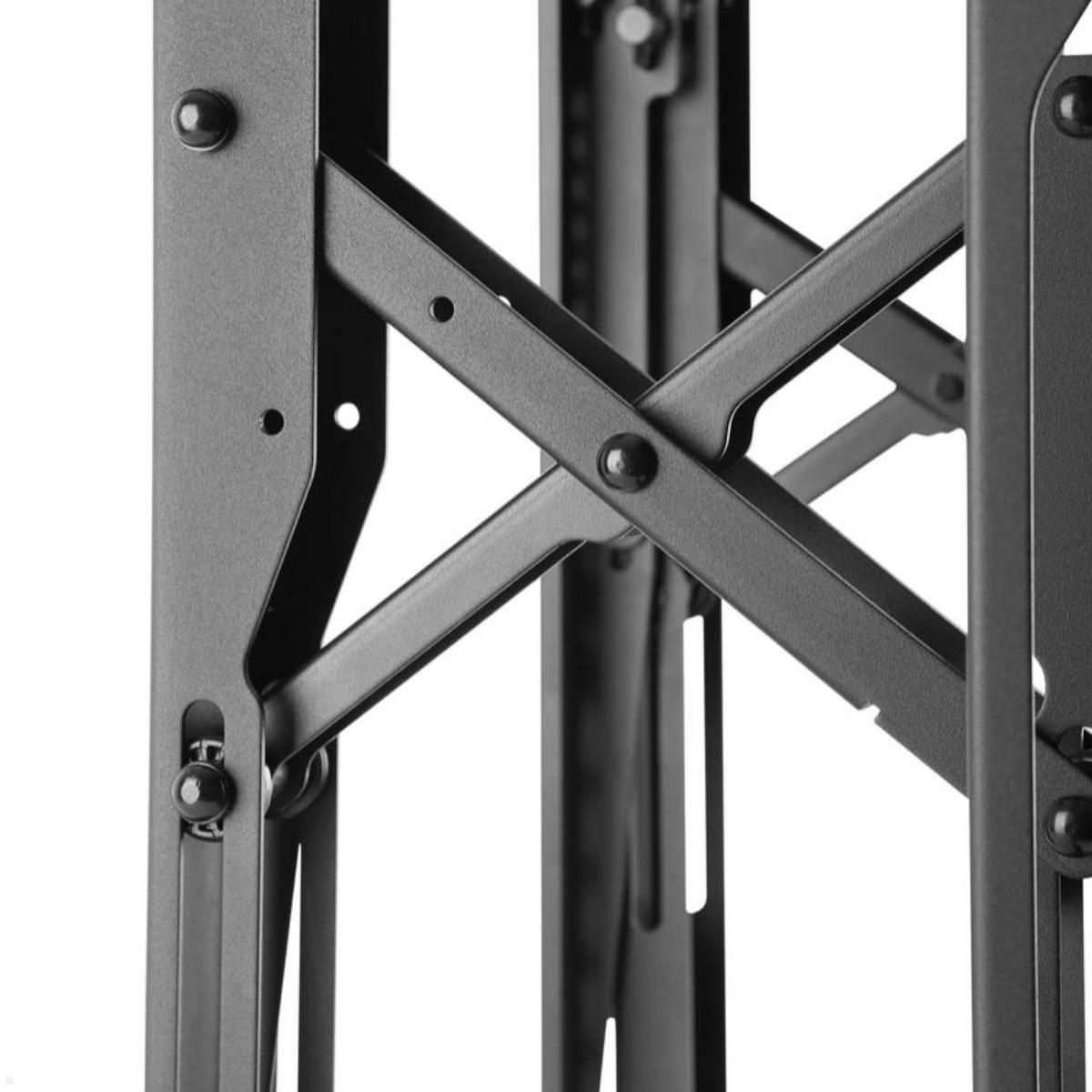 Neomounts LED-VW2500BLACK1 flache Videowall TV Wandhalterung bis 75 Zoll Detailansicht