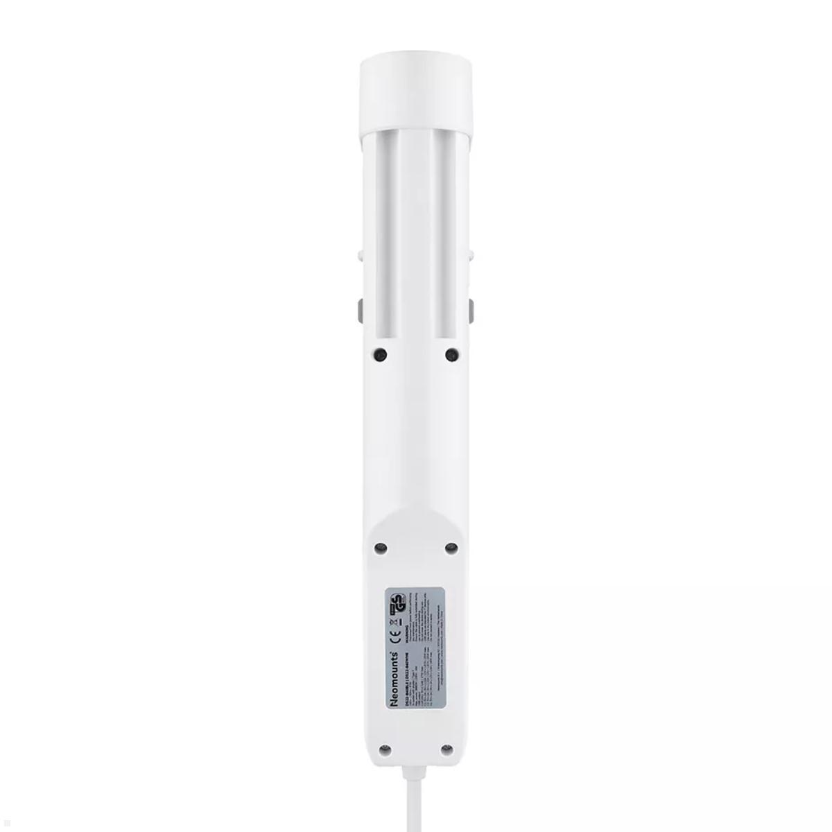 Neomounts DS22-840WH6 Tischsteckdose mit Klemme und USB A/ C, Rückansicht Neomounts DS22-840WH6 Tischsteckdose mit Klemme und USB A/ C, Rückansicht
