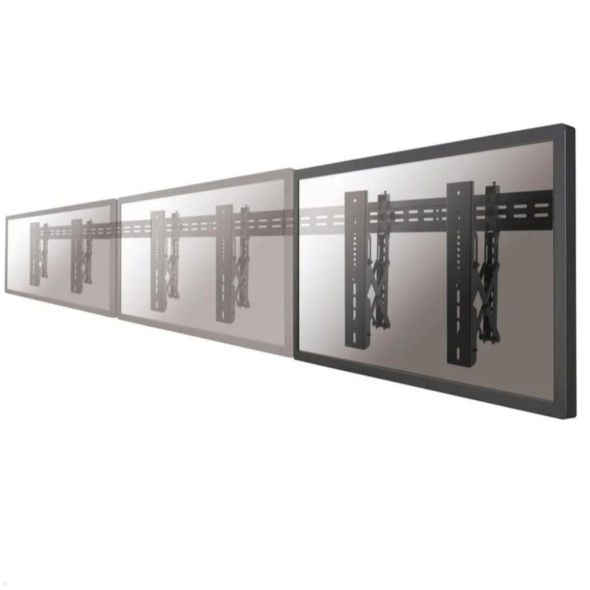 Neomounts LED-VW1000 Videowall Wandhalterung, schwarz Anordnung Monitore in einer Reihe Neomounts LED-VW1000 Videowall Wandhalterung, schwarz Anordnung Monitore in einer Reihe