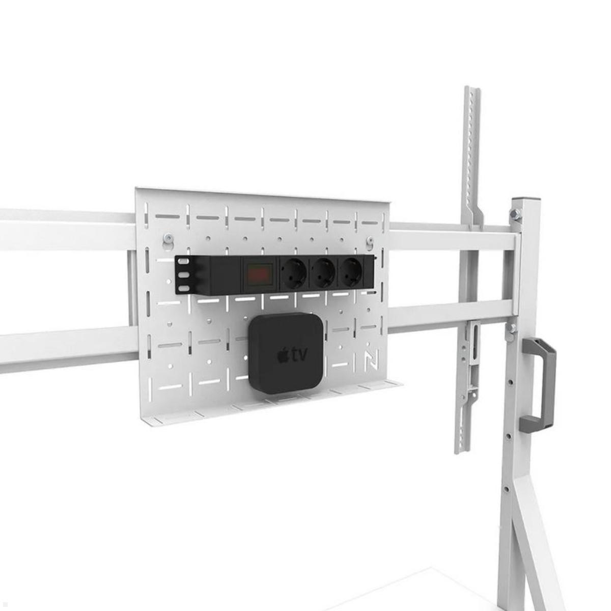 Neomounts FL50-525WH1 mobiler TV Bodenständer von 55 bis 86 Zoll, weiß Multimedia-Regal Neomounts FL50-525WH1 mobiler TV Bodenständer von 55 bis 86 Zoll, weiß Multimedia-Regal