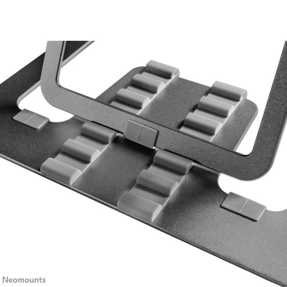 Neomounts NSLS085GREY Laptopständer bis 17 Zoll, höhenverstellbar, grau Detailansicht Neomounts NSLS085GREY Laptopständer bis 17 Zoll, höhenverstellbar, grau Detailansicht