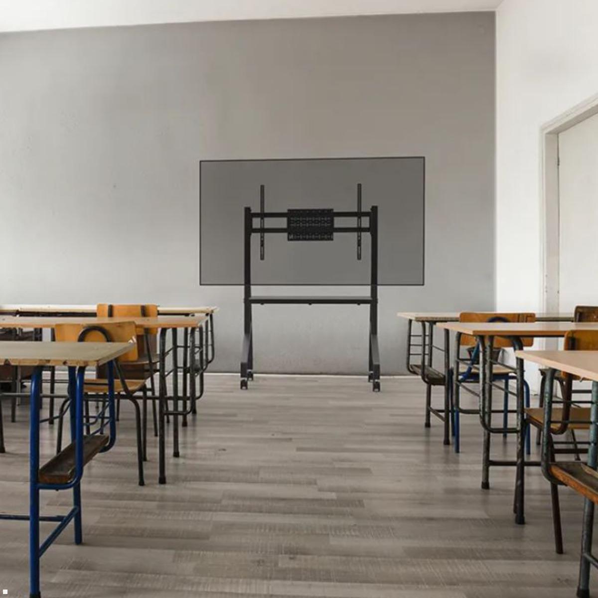 Neomounts FL50-525BL1 mobiler TV Bodenständer von 55 bis 86 Zoll, schwarz Anwendung Schule Neomounts FL50-525BL1 mobiler TV Bodenständer von 55 bis 86 Zoll, schwarz Anwendung Schule