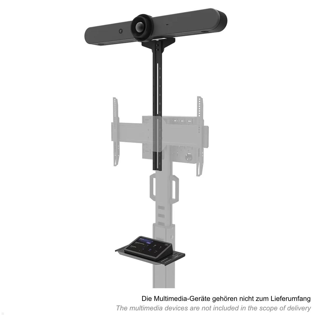 Neomounts AFLS-825BL1 Zubehör Videobar & Multimedia-Kit mit Logitech Rally Bar Adapter, Ansicht Installation Kit Neomounts AFLS-825BL1 Zubehör Videobar & Multimedia-Kit mit Logitech Rally Bar Adapter, Ansicht Installation Kit