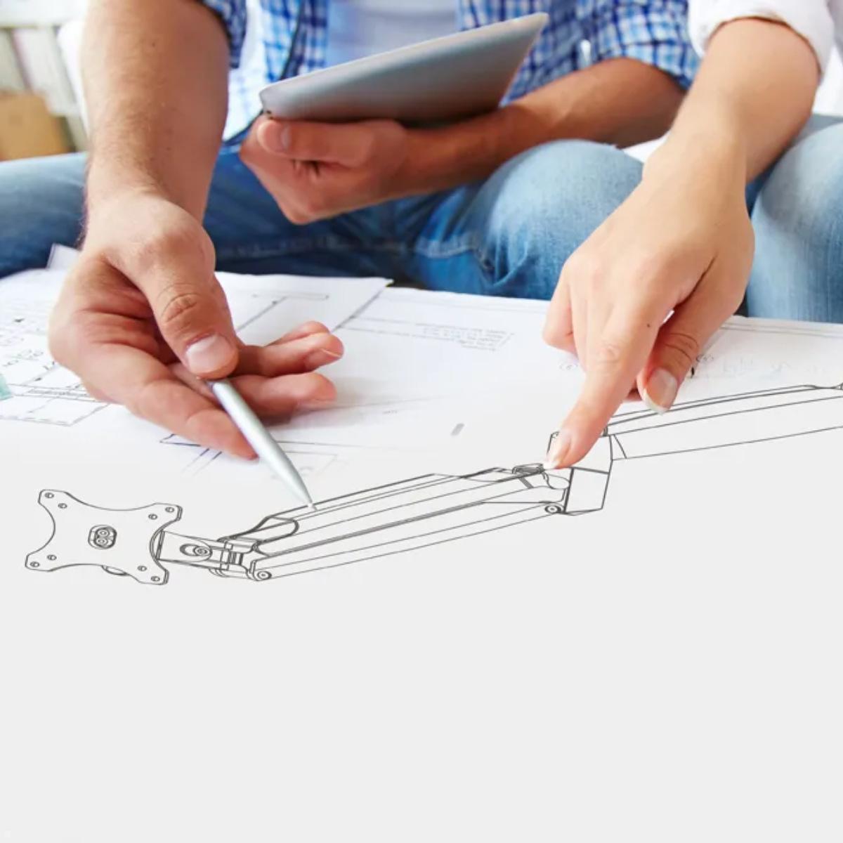 Neomounts Select NM-D750 Monitor Tischhalter, Design Neomounts Select NM-D750 Monitor Tischhalter, Design