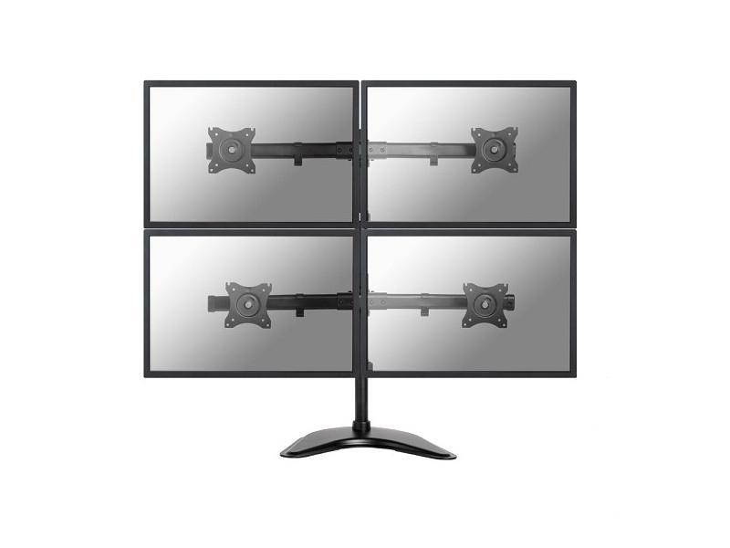 Neomounts Select NM-D335D4BLACK Bildschirm Standfuß für 4 Monitore bis 27 Zoll, schwarz Neomounts Select NM-D335D4BLACK Bildschirm Standfuß für 4 Monitore bis 27 Zoll, schwarz