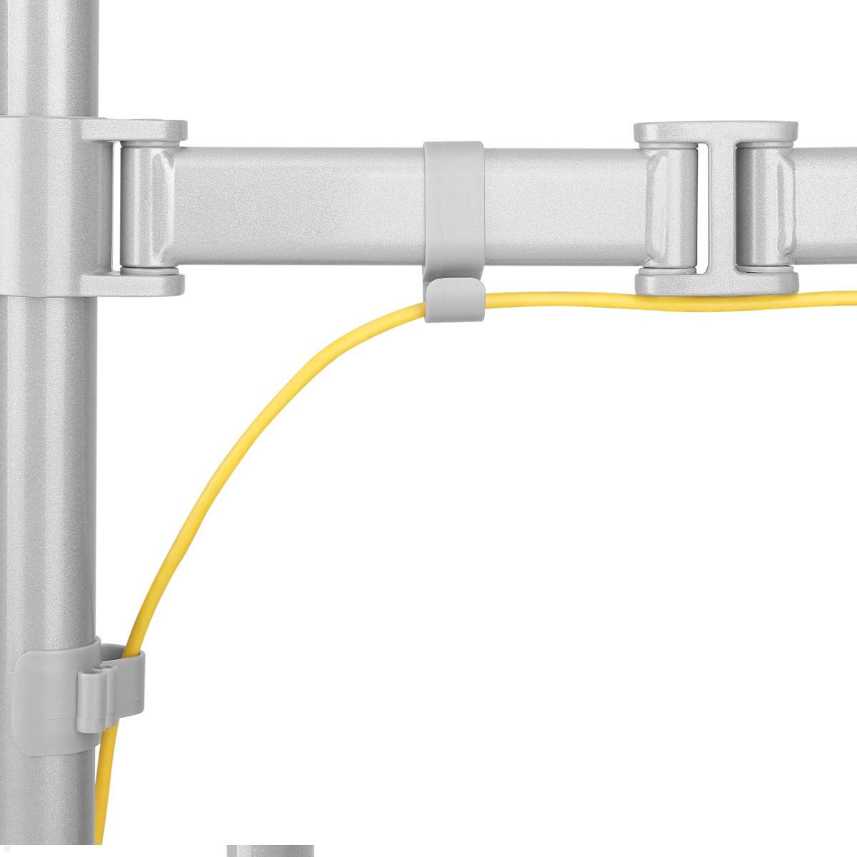 Neomounts Select NM-D135 Monitor Tischhalterung, silber, Kabelmanagement Neomounts Select NM-D135 Monitor Tischhalterung, silber, Kabelmanagement