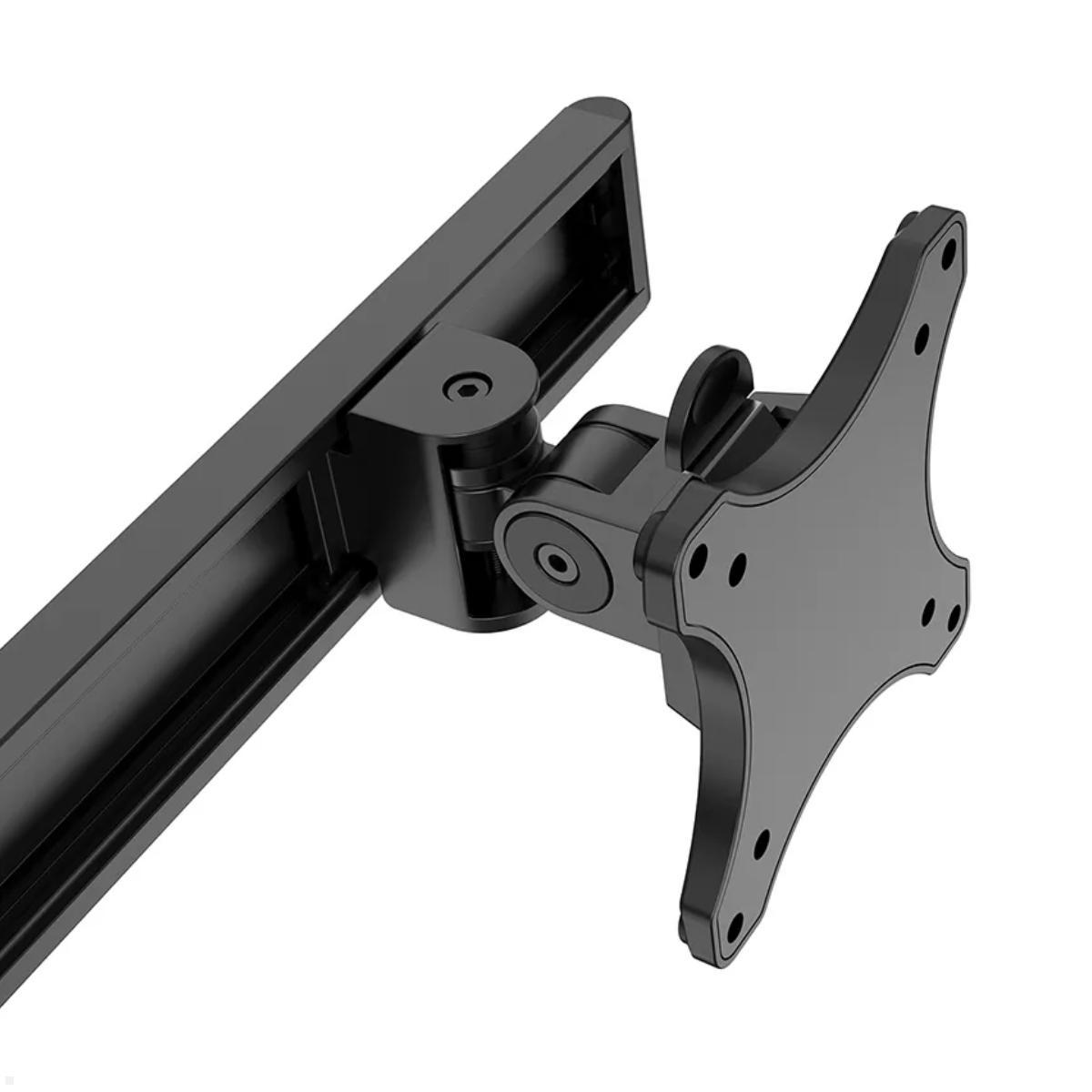 Neomounts DS75S-950WH2 Monitorhalterung für 2 Monitore bis 27 Zoll, weiß, Detail VESA Aufnahme Neomounts DS75S-950WH2 Monitorhalterung für 2 Monitore bis 27 Zoll, weiß, Detail VESA Aufnahme