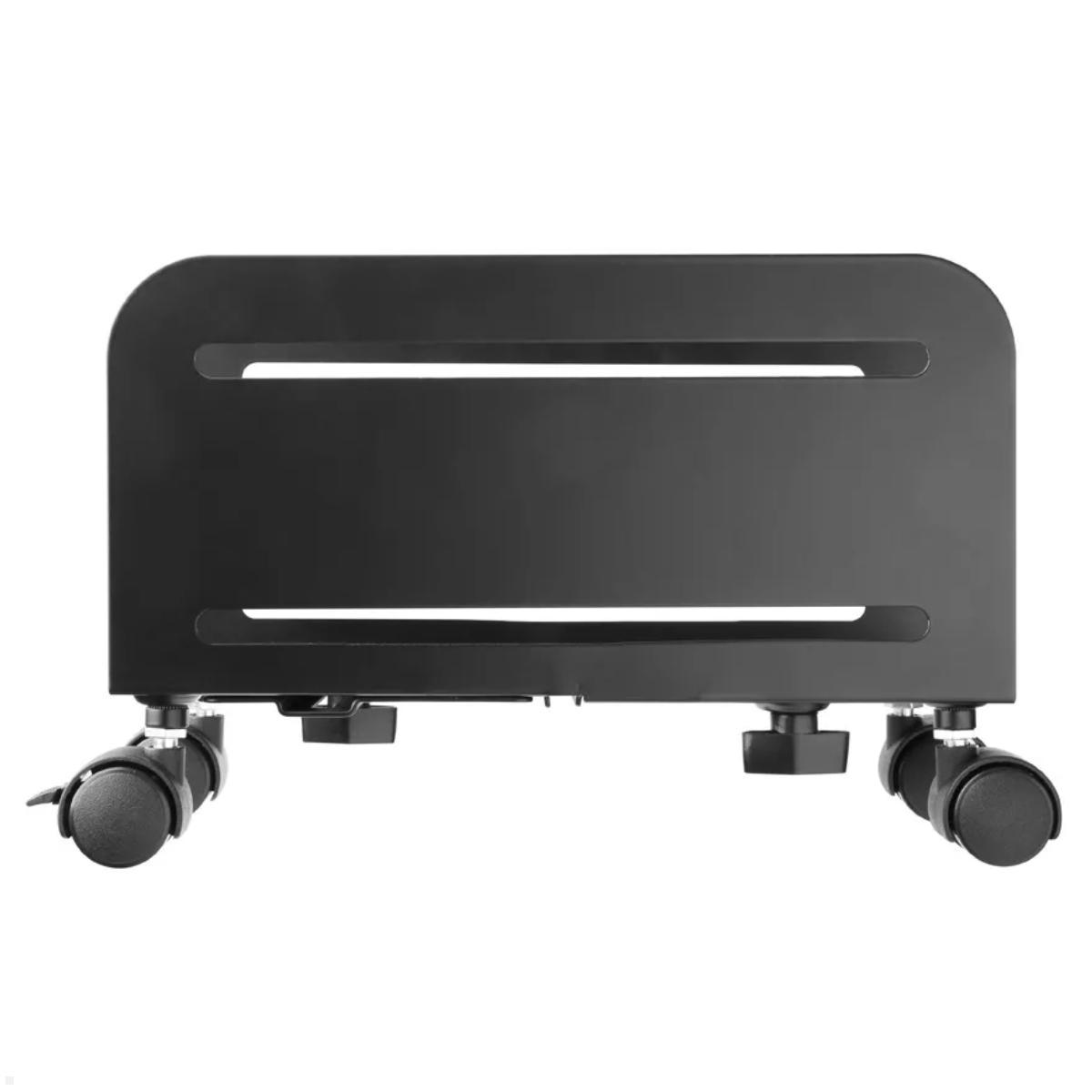 Neomounts CPU-M100BLACK mobile PC Halterung, schwarz, Seitenansicht Neomounts CPU-M100BLACK mobile PC Halterung, schwarz, Seitenansicht