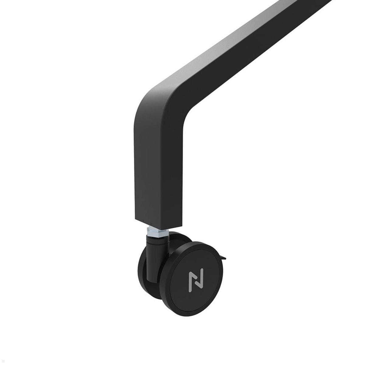 Neomounts FL50-525BL1 mobiler TV Bodenständer von 55 bis 86 Zoll, schwarz Doppelrolle mit Bremsmechanismus Neomounts FL50-525BL1 mobiler TV Bodenständer von 55 bis 86 Zoll, schwarz Doppelrolle mit Bremsmechanismus