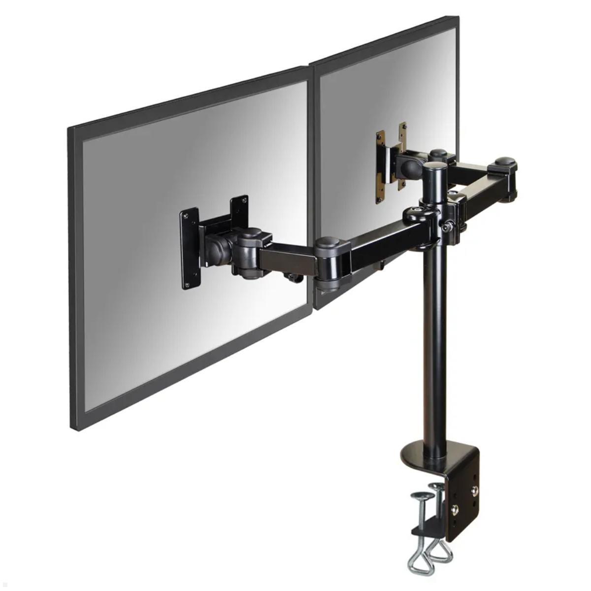 Neomounts FPMA-D960D Doppelmonitorhalterung mit Tischklemme, schwarz Neomounts FPMA-D960D Doppelmonitorhalterung mit Tischklemme, schwarz