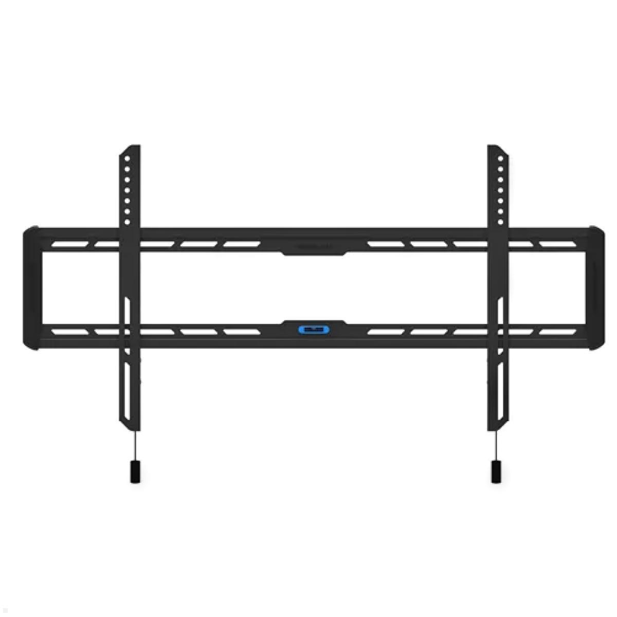 Flache TV Wandhalterung, Neomounts WL30-550BL18, schwarz, Vorderansicht Flache TV Wandhalterung, Neomounts WL30-550BL18, schwarz, Vorderansicht