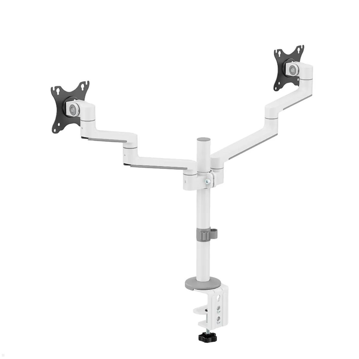 Neomounts DS60-425WH2 Monitorhalter für 2 Monitore nebeneinander bis 27 Zoll Neomounts DS60-425WH2 Monitorhalter für 2 Monitore nebeneinander bis 27 Zoll