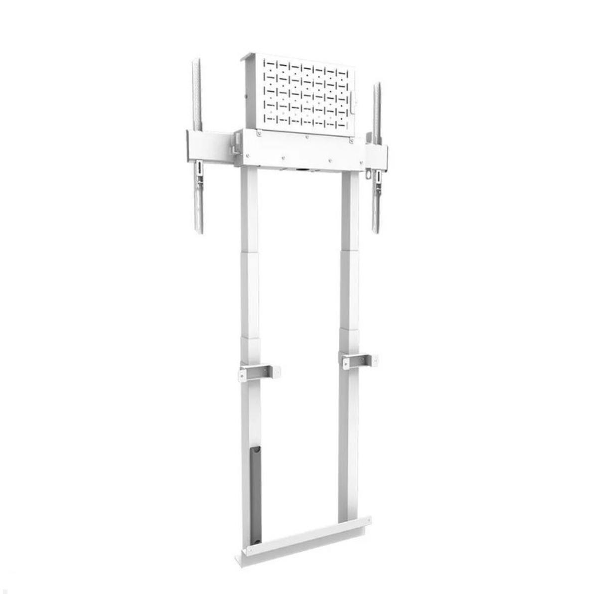 Neomounts WL55-875WH1 elektrischer TV Boden Wandhalter bis 100 Zoll, weiß ausgefahren Neomounts WL55-875WH1 elektrischer TV Boden Wandhalter bis 100 Zoll, weiß ausgefahren