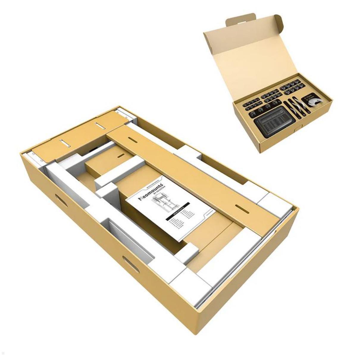 Neomounts WL55-875WH1 elektrischer TV Boden Wandhalter bis 100 Zoll, weiß Package Neomounts WL55-875WH1 elektrischer TV Boden Wandhalter bis 100 Zoll, weiß Package