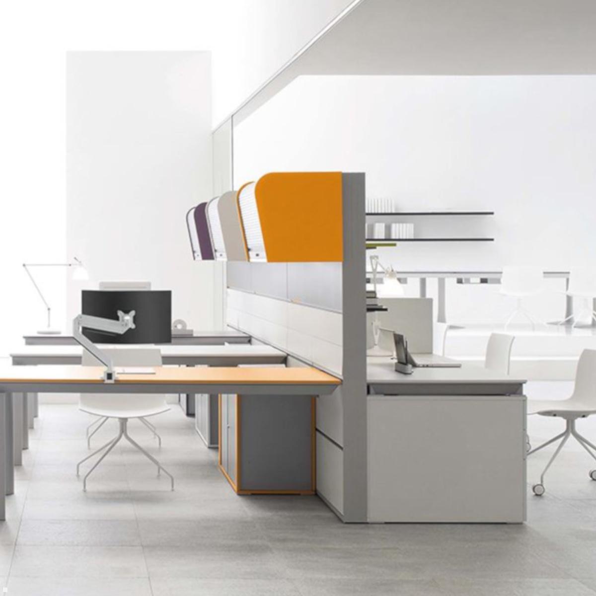 Neomounts NM-D775WHITEPLUS Tischhalterung für Curved Monitore bis 49Zoll, weiß, Anwendungsbeispiel Neomounts NM-D775WHITEPLUS Tischhalterung für Curved Monitore bis 49Zoll, weiß, Anwendungsbeispiel