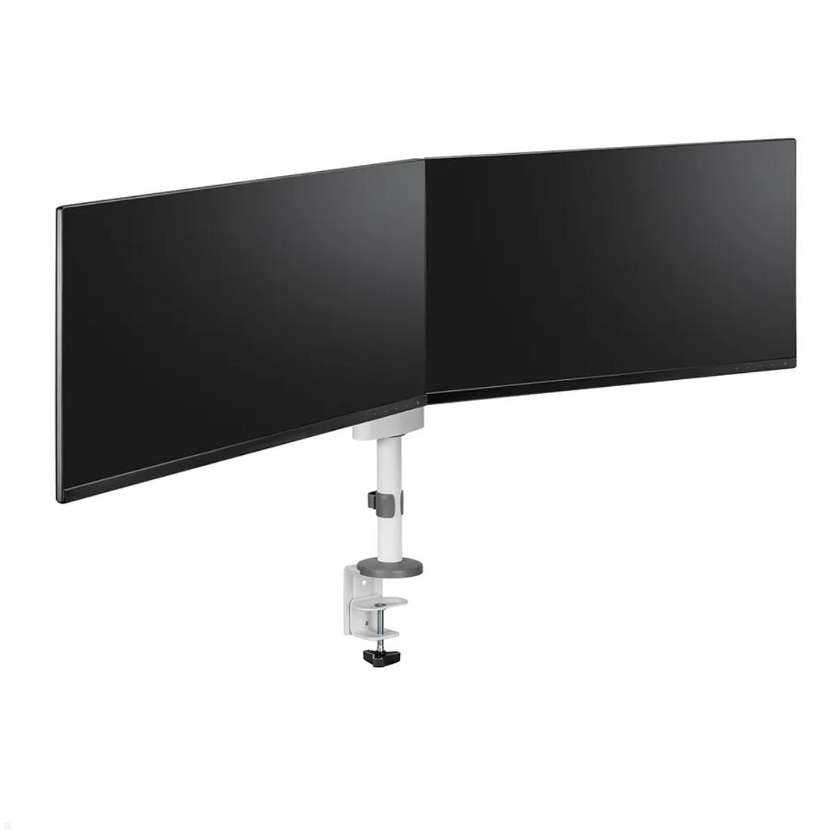 Neomounts DS60-425WH2 Monitorhalter für 2 Monitore nebeneinander bis 27 Zoll, weiß Neomounts DS60-425WH2 Monitorhalter für 2 Monitore nebeneinander bis 27 Zoll, weiß