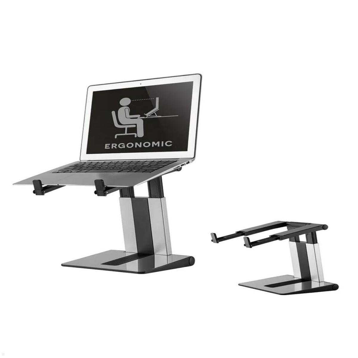 Neomounts NSLS200 höhenverstellbarer Laptopständer bis 17 Zoll, faltbar rutschfest Neomounts NSLS200 höhenverstellbarer Laptopständer bis 17 Zoll, faltbar rutschfest