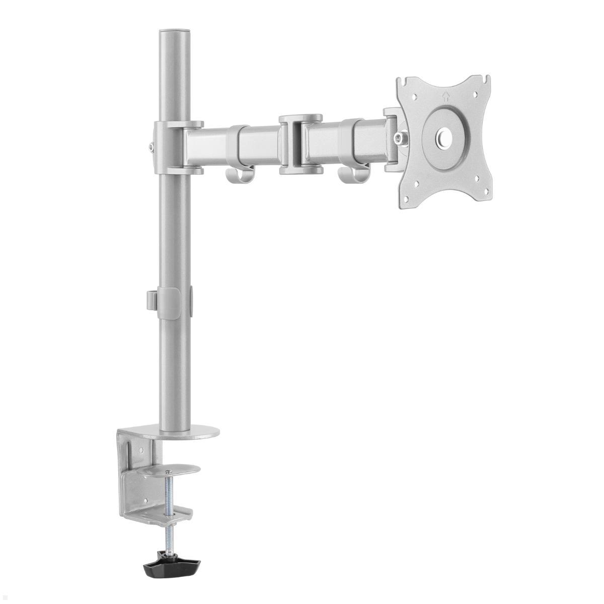 Neomounts Select NM-D135 Monitor Tischhalterung, silber, Vorderansicht Neomounts Select NM-D135 Monitor Tischhalterung, silber, Vorderansicht