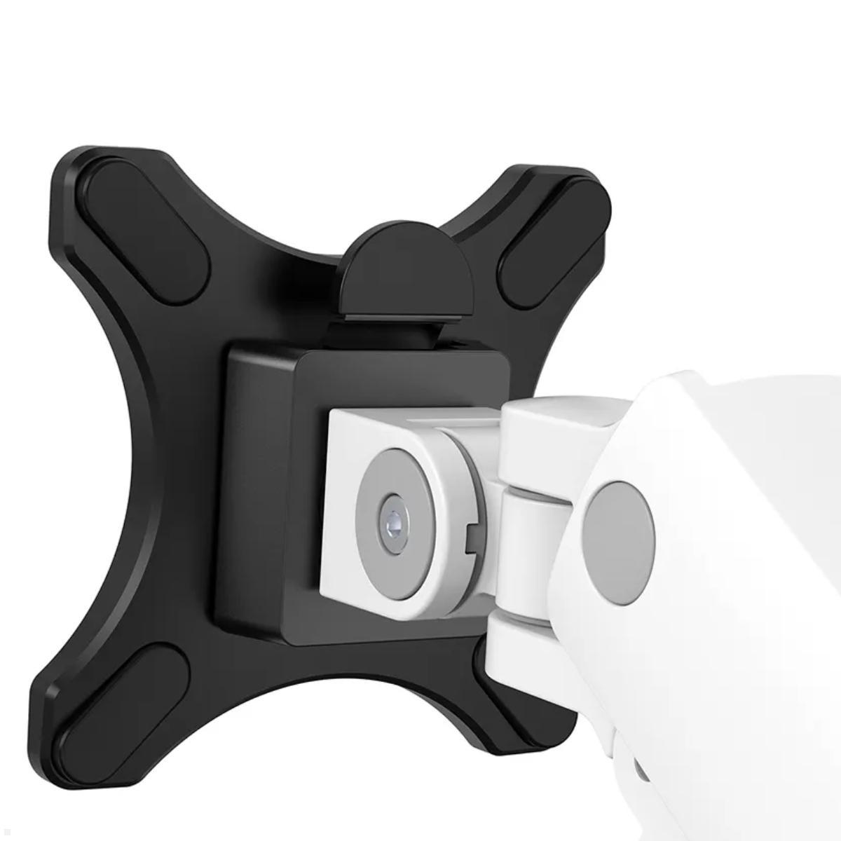 Neomounts DS70S-950WH2 Monitorhalterung für 2 Monitore bis 35 Zoll, weiß, Detail Gelenk Neomounts DS70S-950WH2 Monitorhalterung für 2 Monitore bis 35 Zoll, weiß, Detail Gelenk