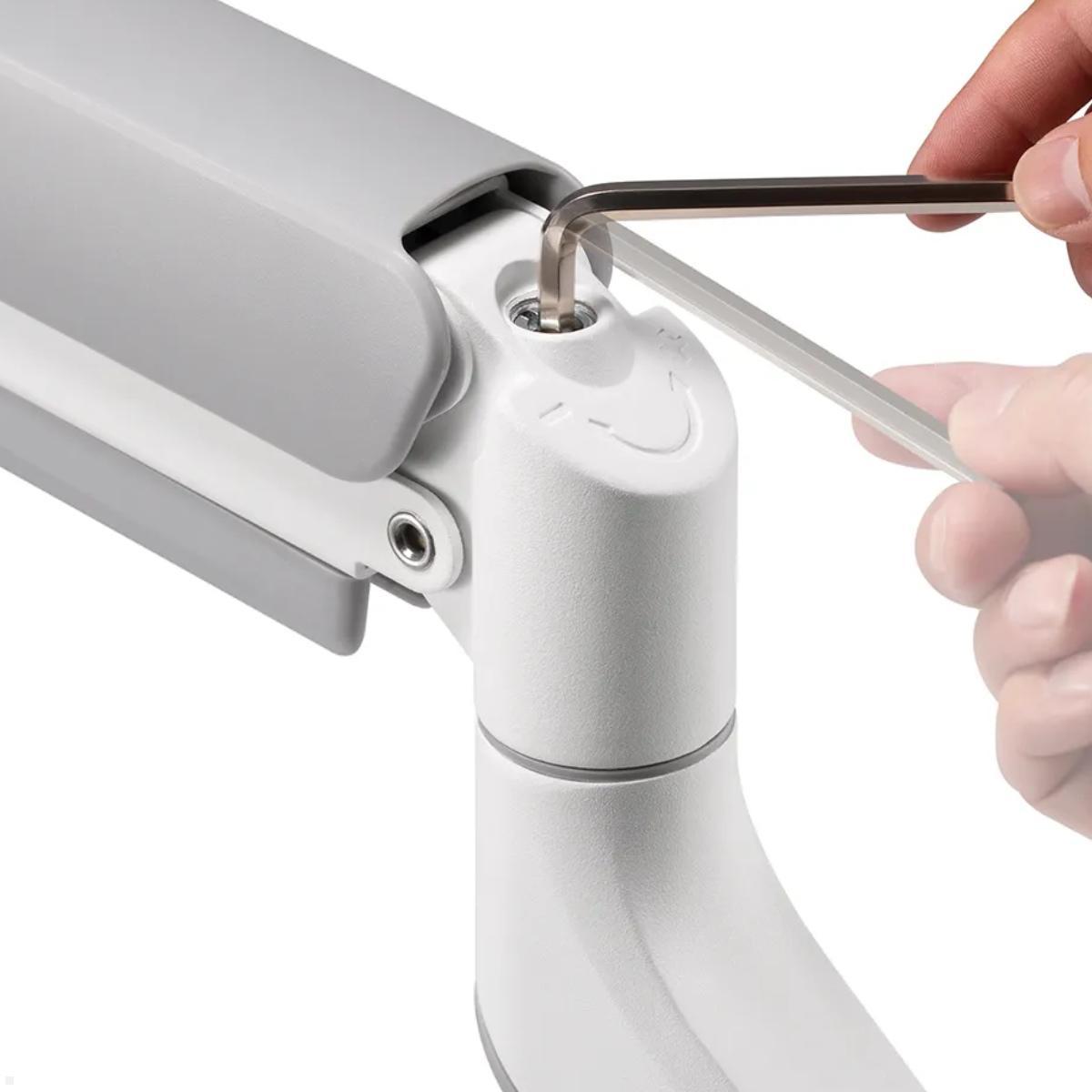 Neomounts NEXT Core DS70-450WH1 Monitor Tischhalterung 17-42 Zoll, weiß mit Gasdruckfeder Neomounts NEXT Core DS70-450WH1 Monitor Tischhalterung 17-42 Zoll, weiß mit Gasdruckfeder