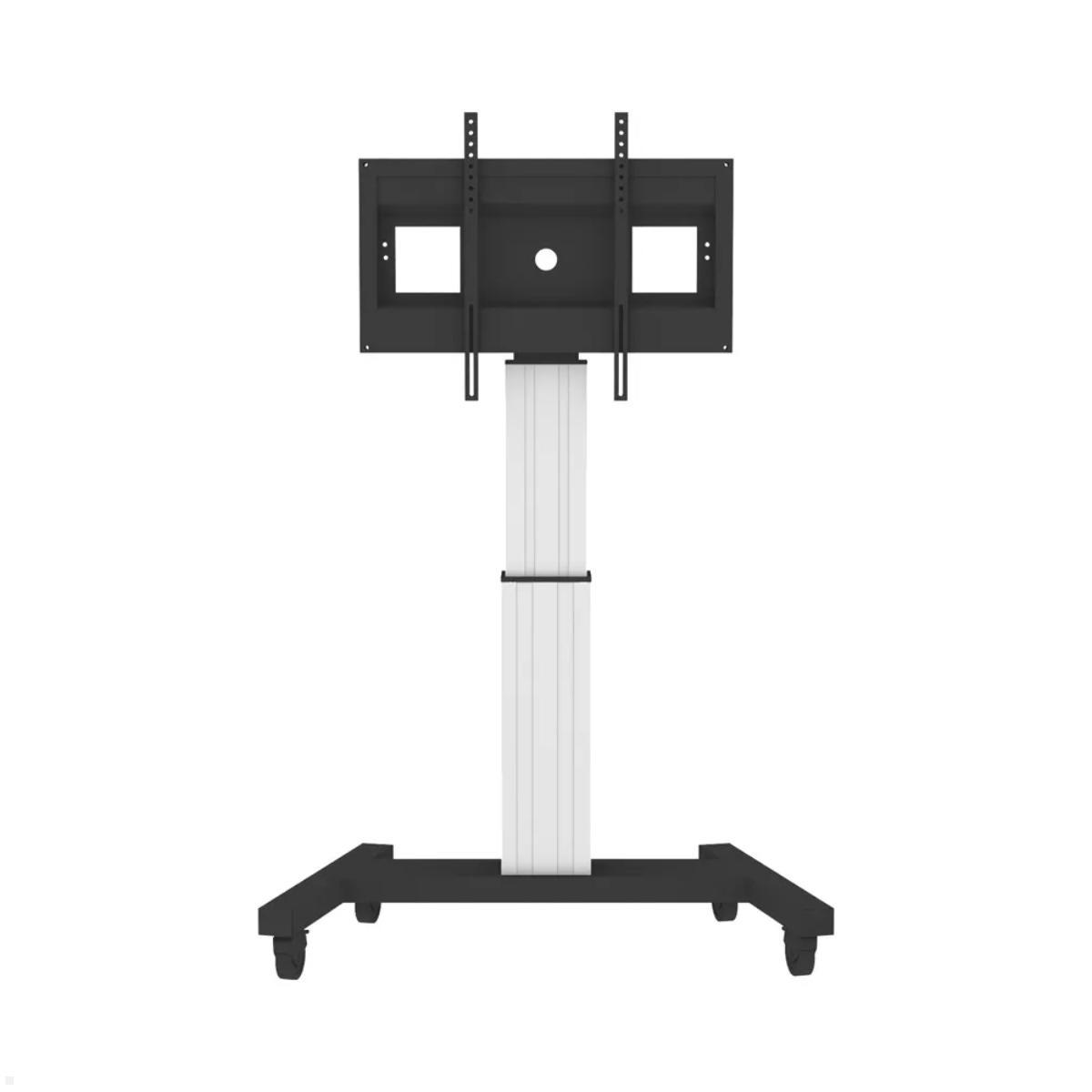 Neomounts PLASMA-M2500SILVER mobiler Flatscreen Bodenständer bis 100 Zoll, silber Front Neomounts PLASMA-M2500SILVER mobiler Flatscreen Bodenständer bis 100 Zoll, silber Front