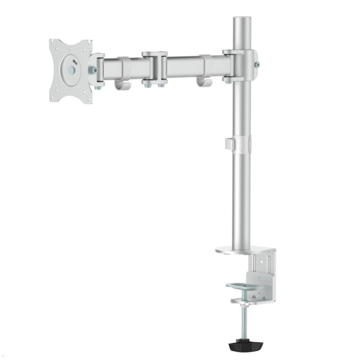 Neomounts Select NM-D135 Monitor Tischhalterung, silber, Seitenansicht Neomounts Select NM-D135 Monitor Tischhalterung, silber, Seitenansicht