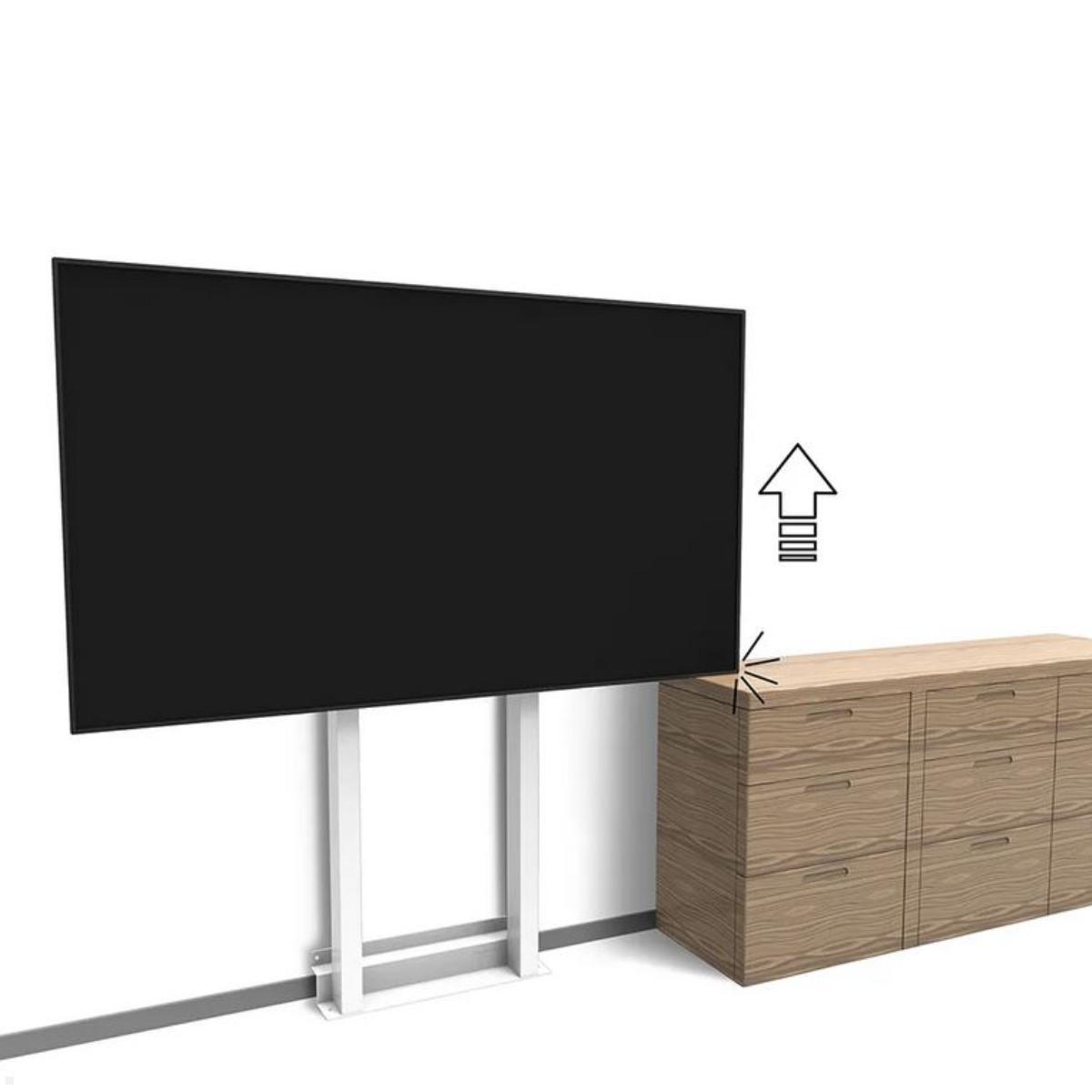 Neomounts WL55-875WH1 elektrischer TV Boden Wandhalter bis 100 Zoll, weiß Anti-Kollisionsschutz Neomounts WL55-875WH1 elektrischer TV Boden Wandhalter bis 100 Zoll, weiß Anti-Kollisionsschutz