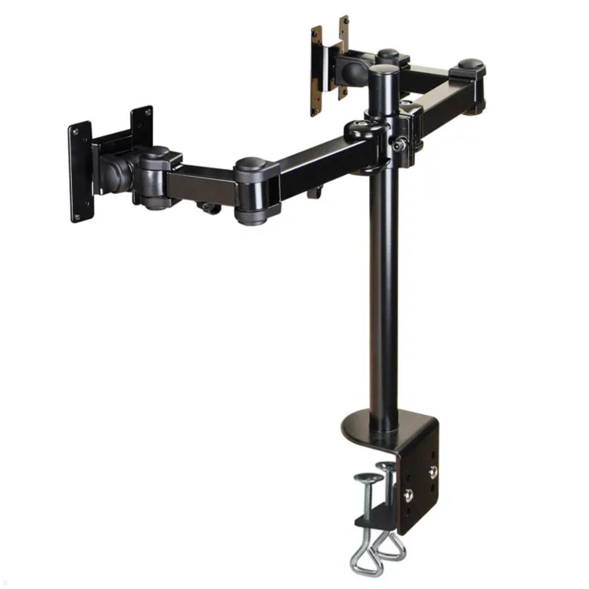 Neomounts FPMA-D960D Doppelmonitorhalterung mit Tischklemme, schwarz, Rückansicht  Neomounts FPMA-D960D Doppelmonitorhalterung mit Tischklemme, schwarz, Rückansicht