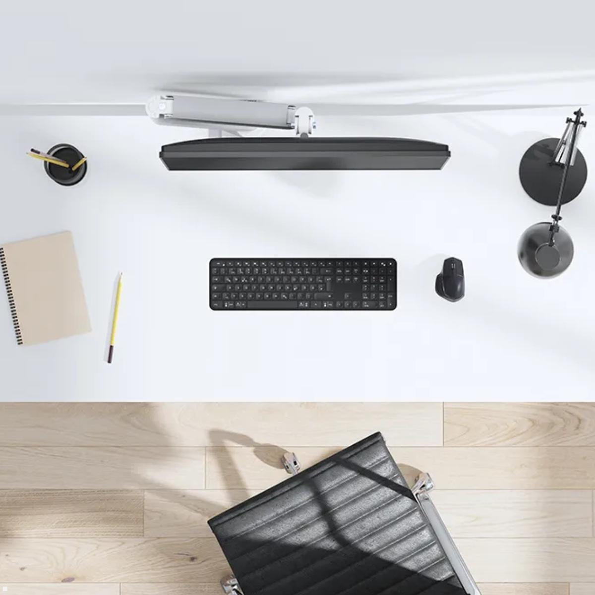 Neomounts NEXT Core DS70-450WH1 Monitor Tischhalterung 17-42 Zoll, weiß Anwendungsbeispiel Neomounts NEXT Core DS70-450WH1 Monitor Tischhalterung 17-42 Zoll, weiß Anwendungsbeispiel