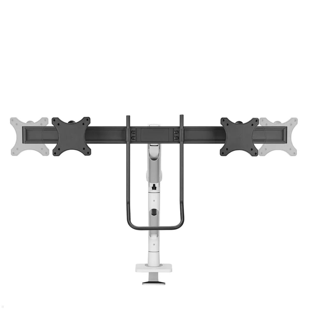 Neomounts DS75S-950WH2 Monitorhalterung für 2 Monitore bis 27 Zoll, weiß, Traverse Neomounts DS75S-950WH2 Monitorhalterung für 2 Monitore bis 27 Zoll, weiß, Traverse