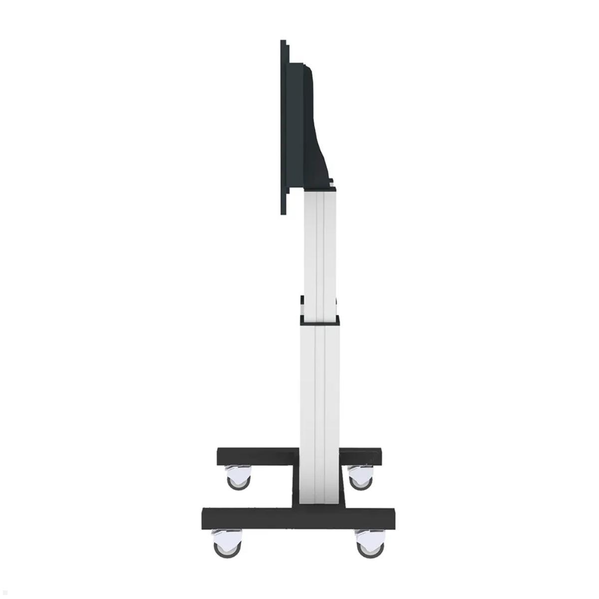 Neomounts PLASMA-M2600SILVER mobiler Monitorständer bis 120 Zoll, elektrisch, Seitenansicht Neomounts PLASMA-M2600SILVER mobiler Monitorständer bis 120 Zoll, elektrisch, Seitenansicht