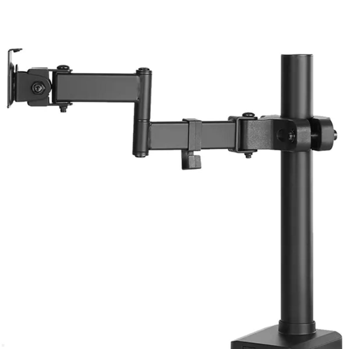 Neomounts FL40-450BL11 Monitor Rohrhalterung 3 Drehpunkte 17-32 Zoll, Schwenkarm an Säule ohne VESA Platte Neomounts FL40-450BL11 Monitor Rohrhalterung 3 Drehpunkte 17-32 Zoll, Schwenkarm an Säule ohne VESA Platte