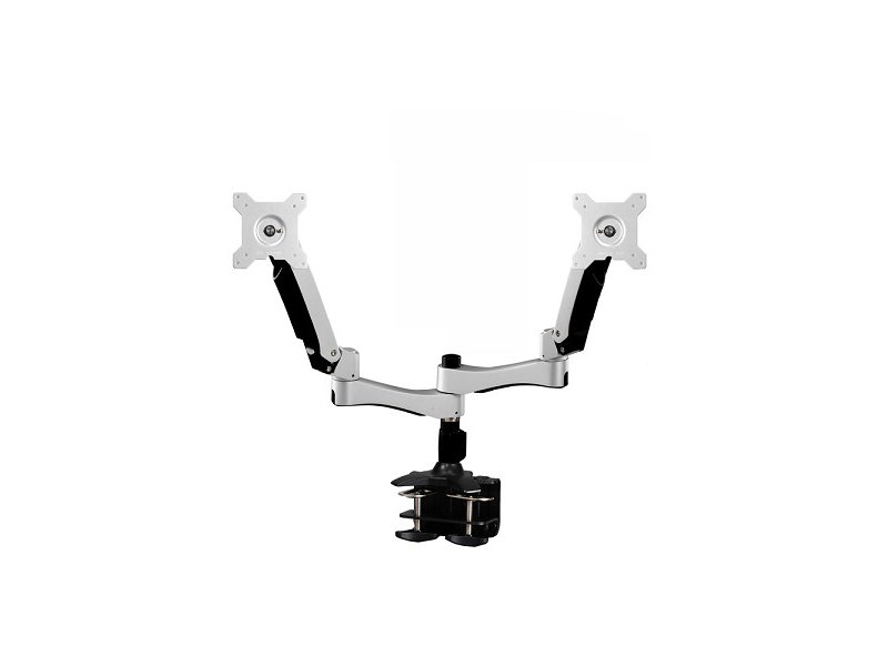 Neomounts FPMA-D980D Doppelmonitorhalterung mit Tischklemme, silber Neomounts FPMA-D980D Doppelmonitorhalterung mit Tischklemme, silber