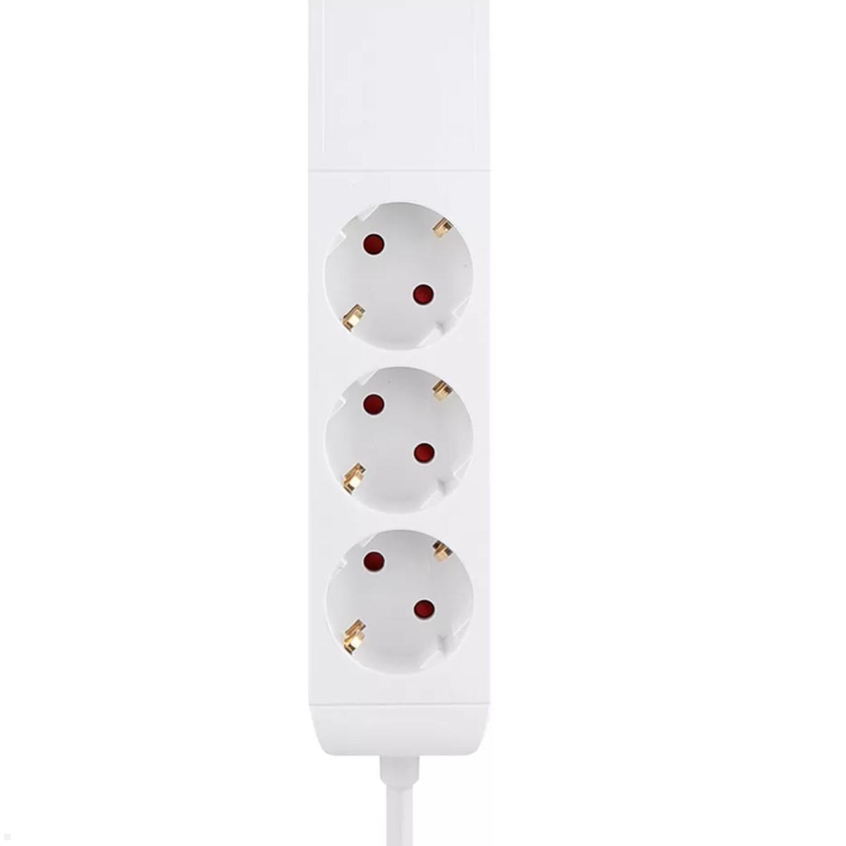 Neomounts DS22-840WH6 Tischsteckdose mit 3 Schutzkontaktsteckdosen Neomounts DS22-840WH6 Tischsteckdose mit 3 Schutzkontaktsteckdosen