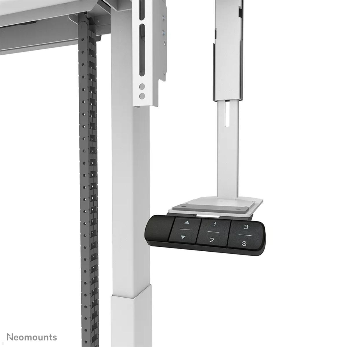 Neomounts MOVE Lift X TV-Trolley motorisiert 65-105 Zoll, verriegelbare Doppelrollen
