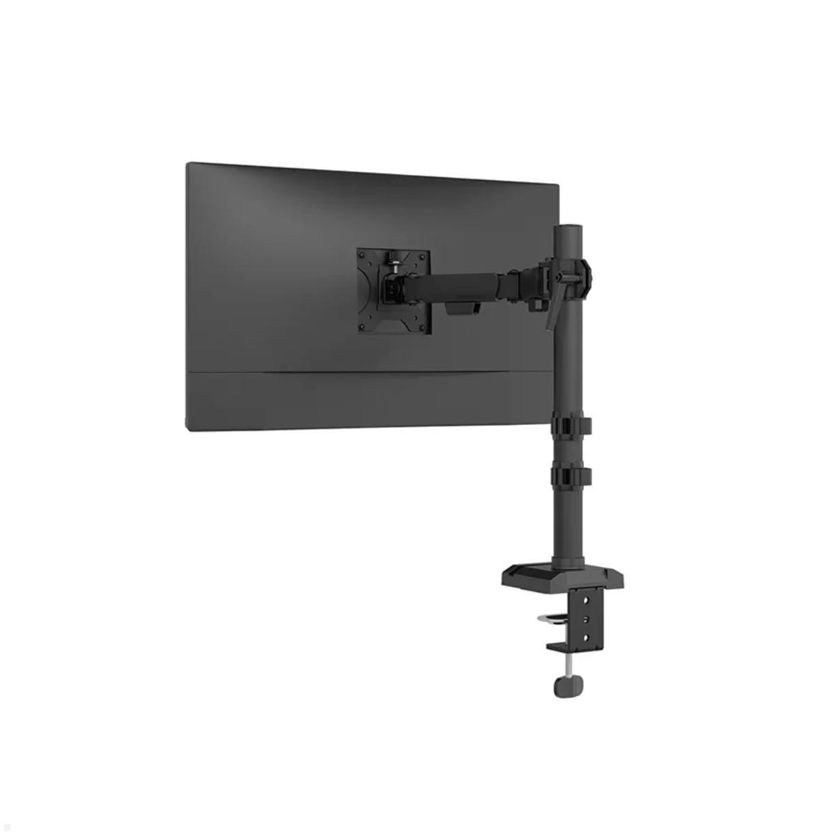 Neomounts NERO DS60-600BL1 Monitor Tischhalterung seitliche Rückansicht