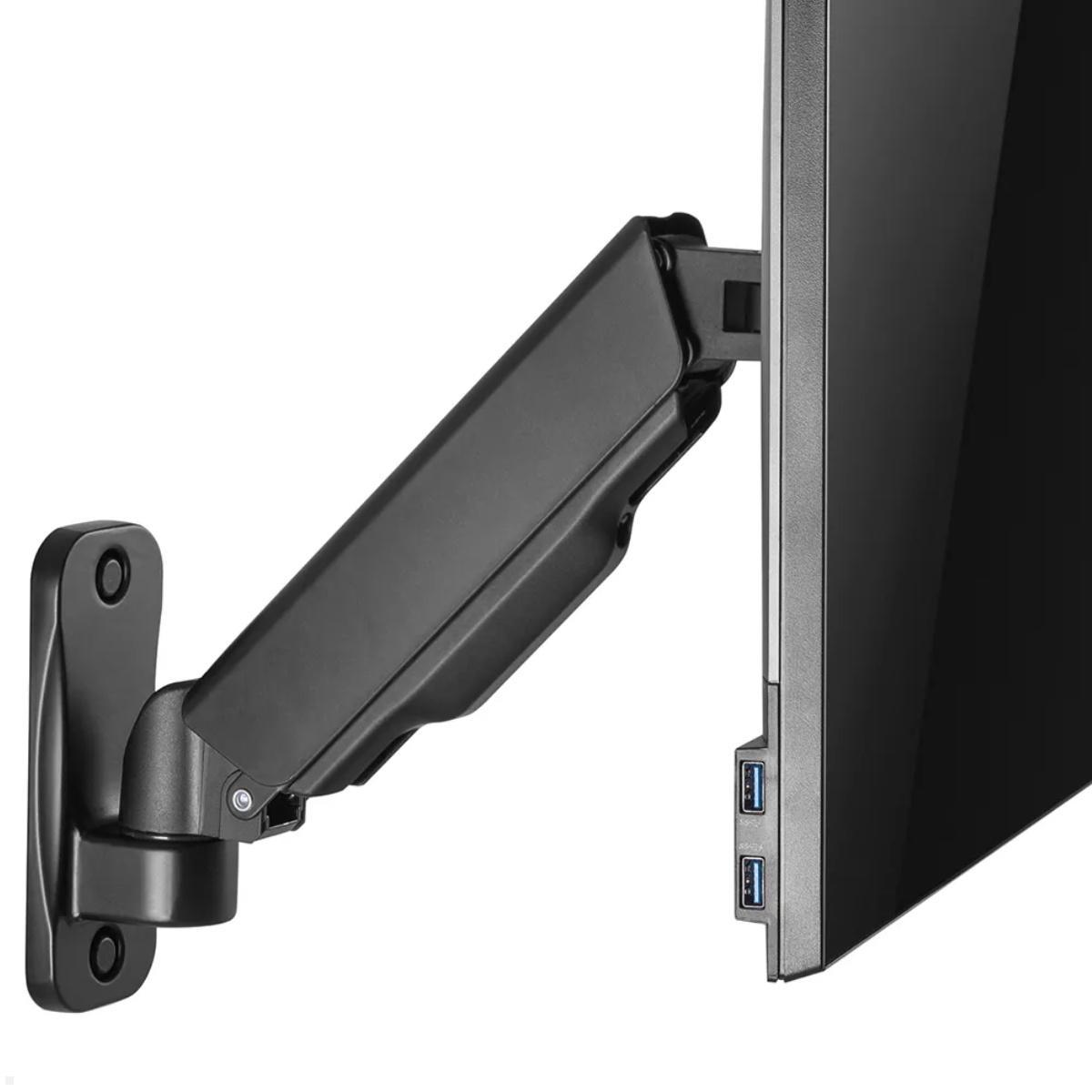 Neomounts WL70-440BL11 schwenkbare Monitor Wandhalterung 17-32 Zoll, Seitenansicht Neomounts WL70-440BL11 schwenkbare Monitor Wandhalterung 17-32 Zoll, Seitenansicht