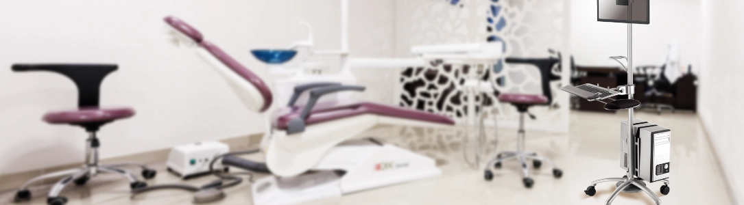 Neomounts mobile Arbeitsstation Arbeitsplatz auf Rollen Computerwagen PC Trolley Neomounts mobile Arbeitsstation Arbeitsplatz auf Rollen Computerwagen PC Trolley