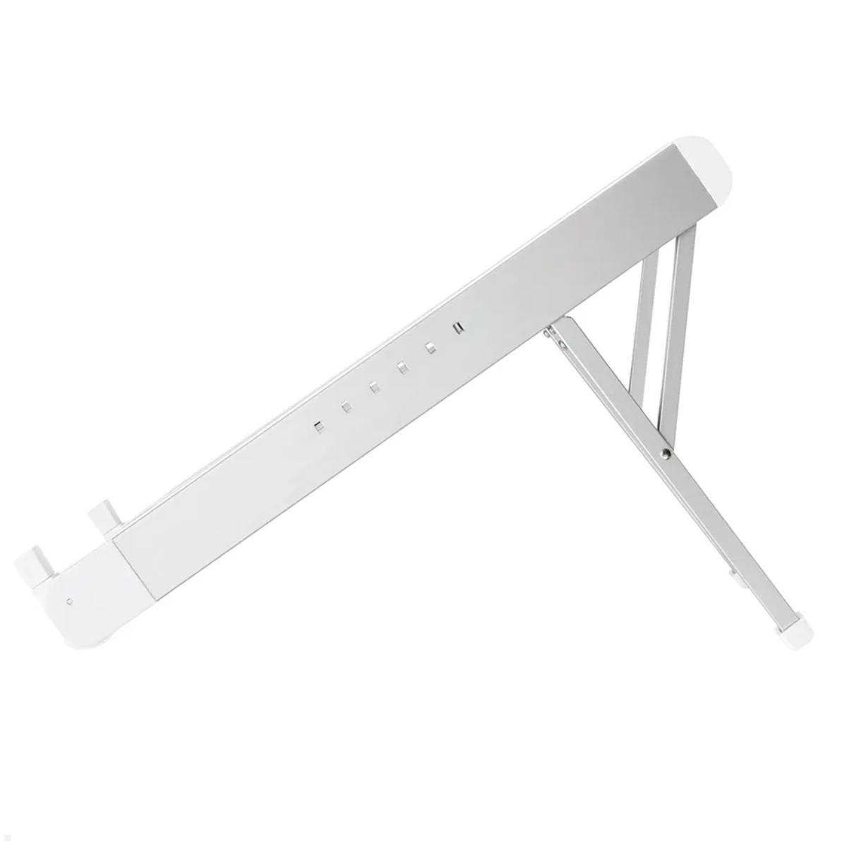 Neomounts NSLS010 Tablet / Laptop Ständer klappbar, silber Seitenansicht Neomounts NSLS010 Tablet / Laptop Ständer klappbar, silber Seitenansicht