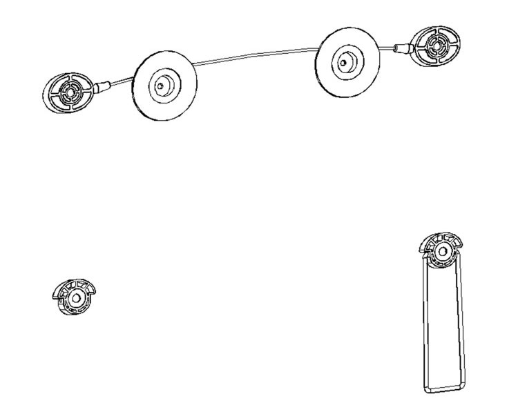 Neomounts LED-W800 TV Wandhalterung, skizze Neomounts LED-W800 TV Wandhalterung, skizze