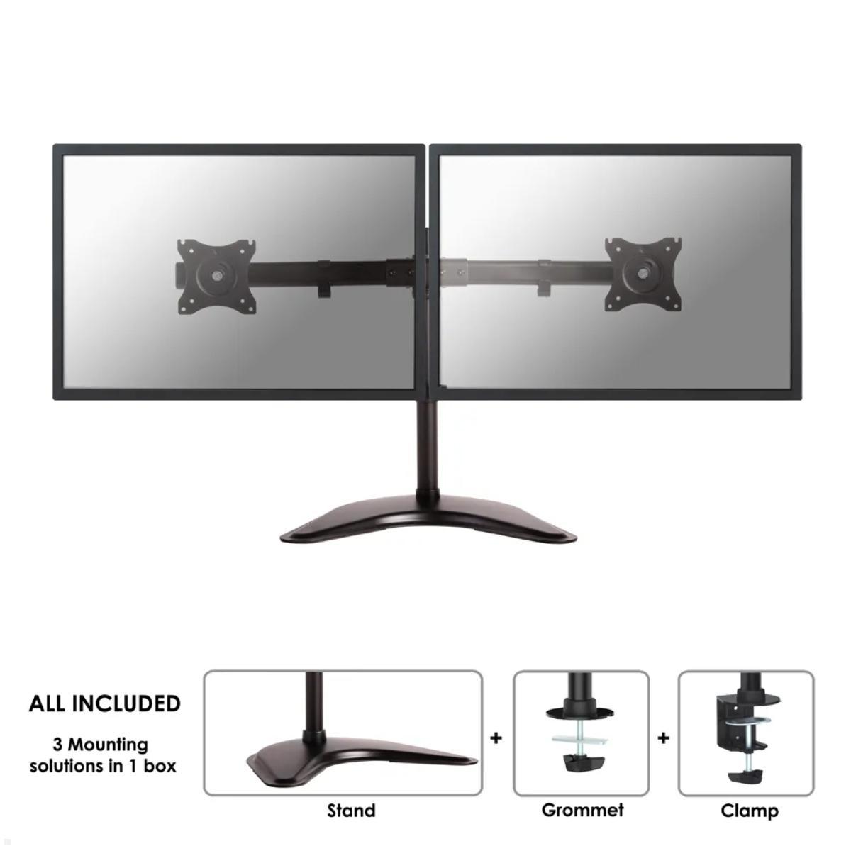 2-fach Monitorhalterung NM-D335D Dual Monitor Tischstandfuß 2-fach Monitorhalterung NM-D335D Dual Monitor Tischstandfuß