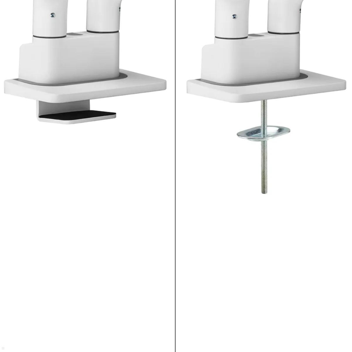 Neomounts DS75S-950WH2 Monitorhalterung für 2 Monitore bis 27 Zoll, weiß, Befestigungsoptionen Neomounts DS75S-950WH2 Monitorhalterung für 2 Monitore bis 27 Zoll, weiß, Befestigungsoptionen