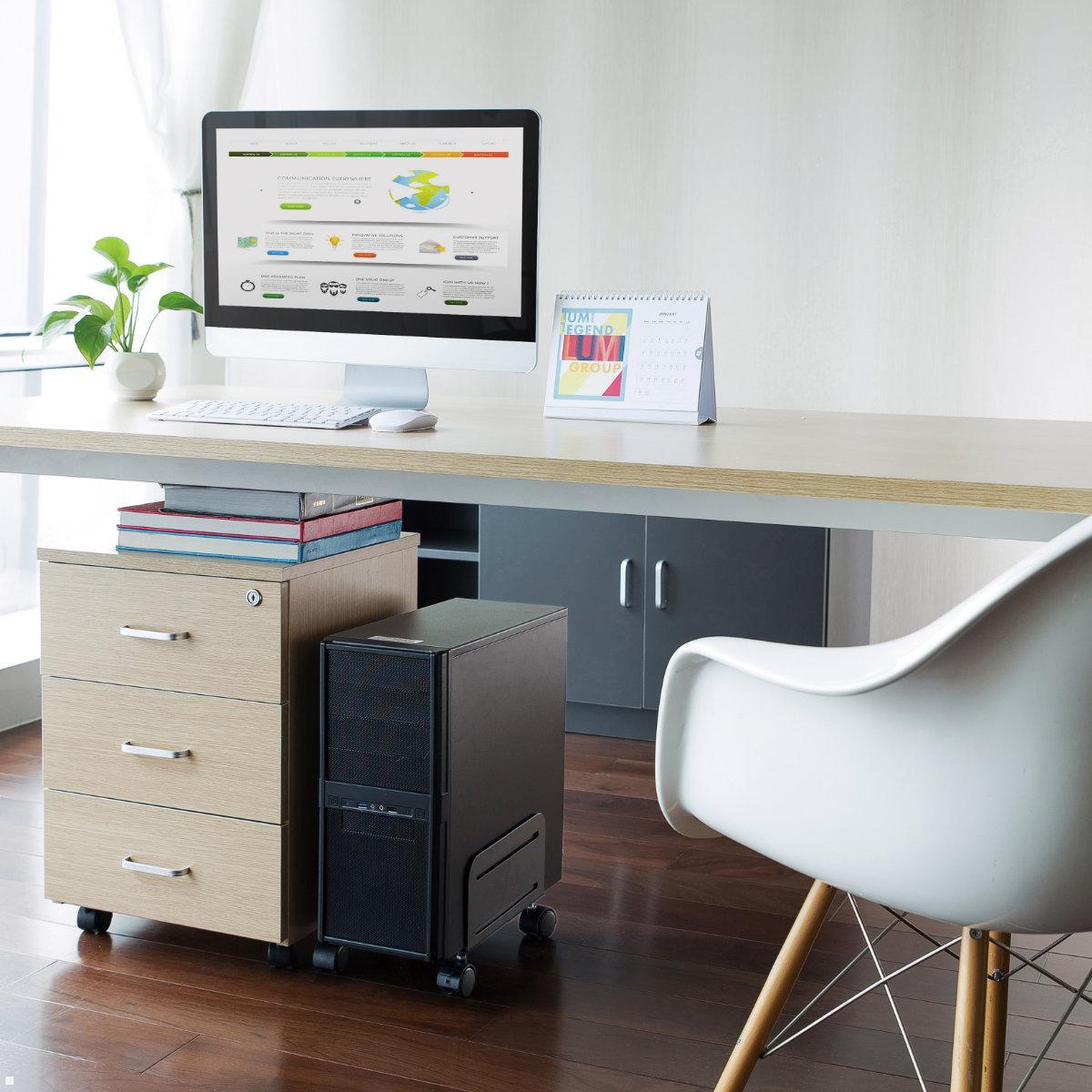 Neomounts CPU-M100BLACK mobile PC Halterung, schwarz, Büro Neomounts CPU-M100BLACK mobile PC Halterung, schwarz, Büro