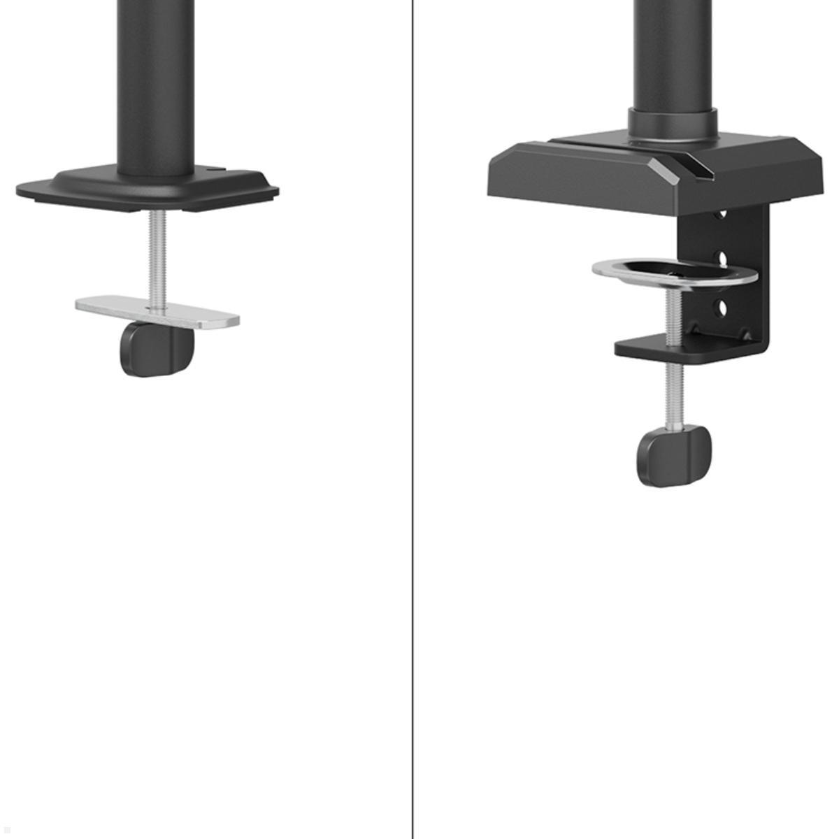 Neomounts NERO DS60-600BL3 3-fach Monitor Tischhalterung, schwarz Befestigungsarten