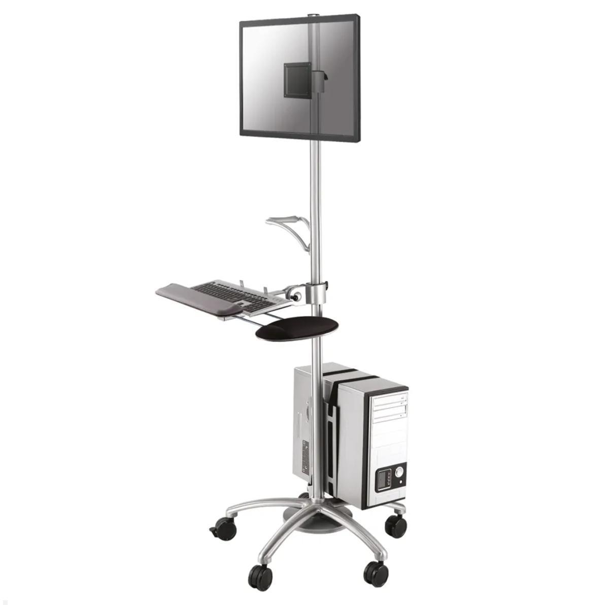 Neomounts FPMA-MOBILE1800 mobile Arbeitsstation, silber Neomounts FPMA-MOBILE1800 mobile Arbeitsstation, silber