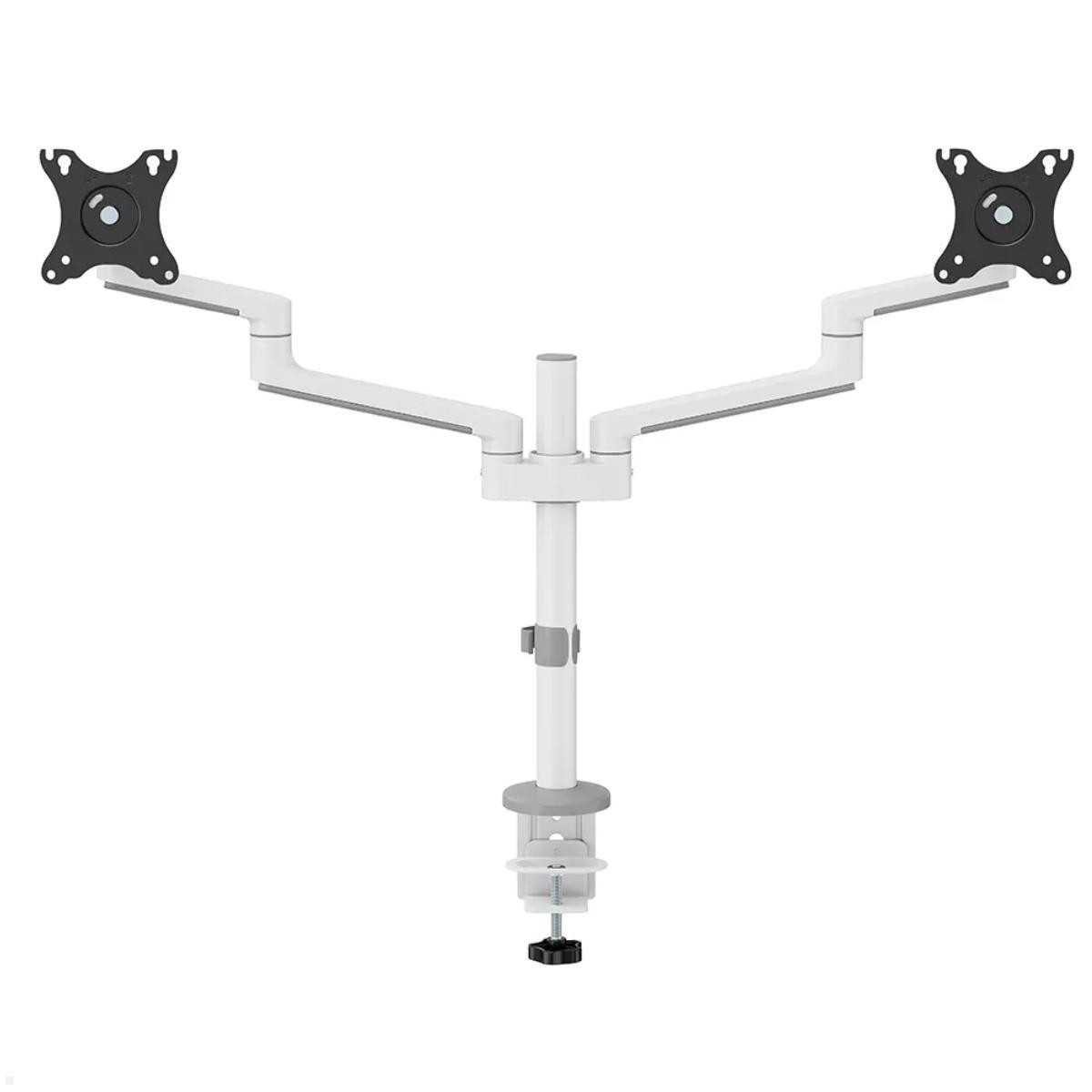Neomounts DS60-425WH2 Monitorhalter für 2 Monitore nebeneinander bis 27 Zoll, weiß Neomounts DS60-425WH2 Monitorhalter für 2 Monitore nebeneinander bis 27 Zoll, weiß